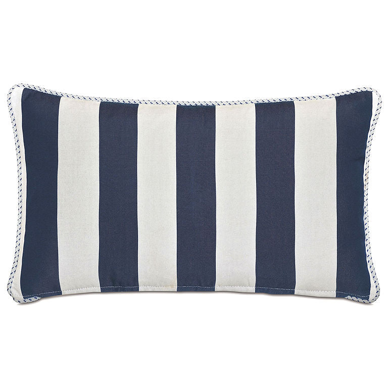 Cabana Quad-Stripe Outdoor Pillows - Nautical Luxuries