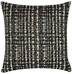 Charcoal Touch Tweed Luxury Indoor/Outdoor Pillows - Nautical Luxuries