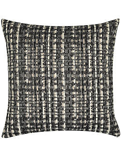Charcoal Touch Tweed Luxury Indoor/Outdoor Pillows - Nautical Luxuries