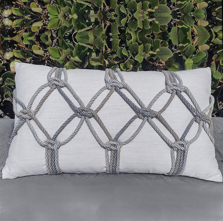 Nautical Net Sunbrella® Outdoor Pillows