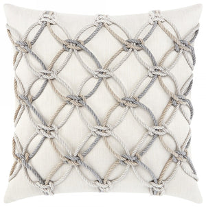 Nautical Net Sunbrella® Outdoor Pillows - Nautical Luxuries