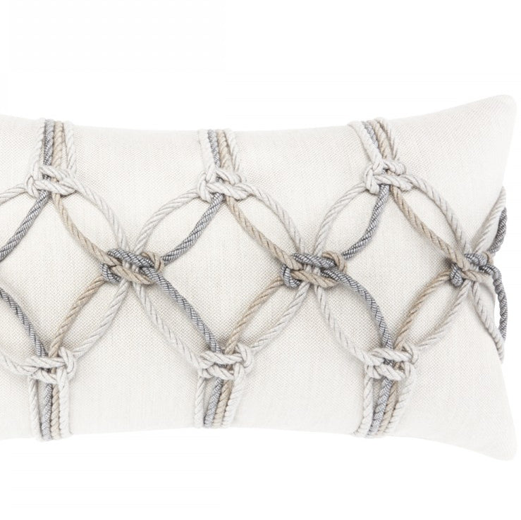 Nautical Net Sunbrella® Outdoor Pillows - Nautical Luxuries