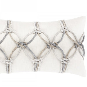 Nautical Net Sunbrella® Outdoor Pillows - Nautical Luxuries