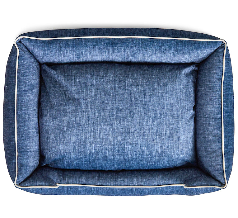 Beach Denim Luxury Pet Bed - Nautical Luxuries