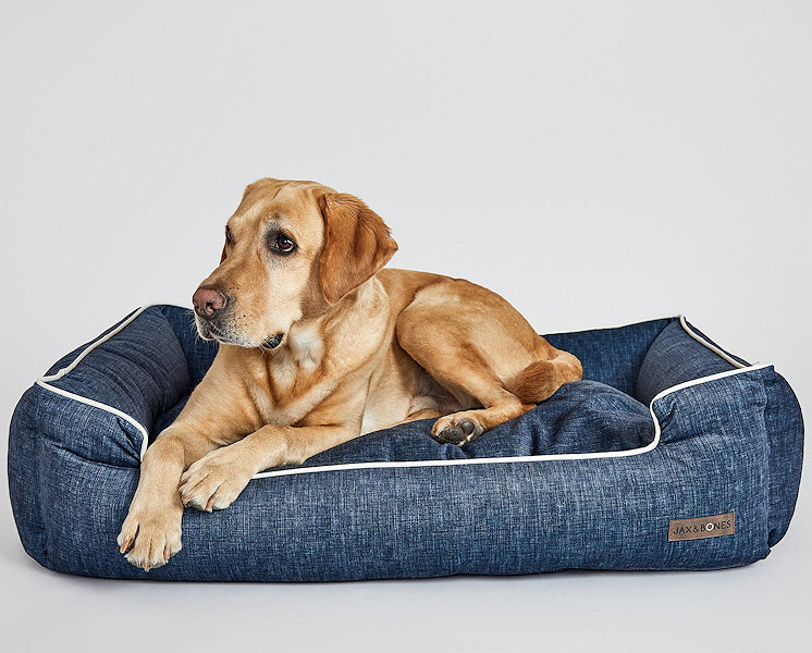 Beach Denim Luxury Pet Bed - Nautical Luxuries