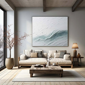 Coastal Abstracts: Blue Ocean Swells - Nautical Luxuries