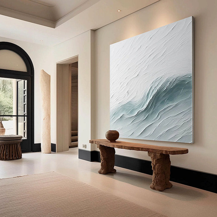 Coastal Abstracts: Blue Ocean Swells - Nautical Luxuries