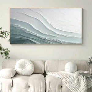 Coastal Abstracts: Blue Ocean Surfline - Nautical Luxuries