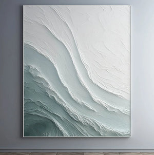 Coastal Abstracts: Blue Ocean Wave Sets - Nautical Luxuries