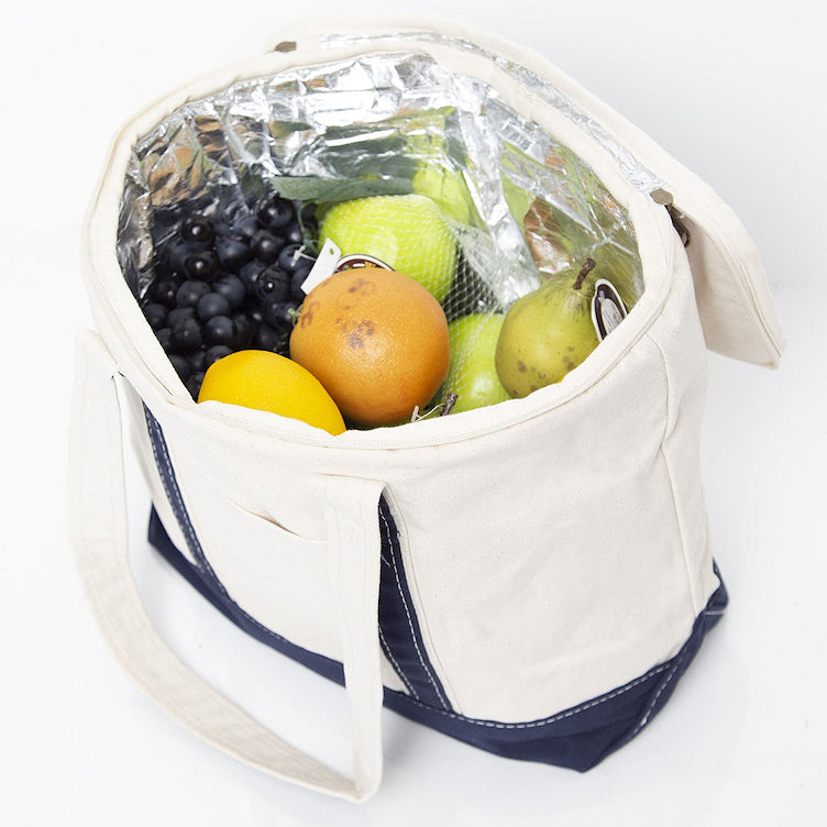 Classic Canvas Cooler Boat Tote - Nautical Luxuries