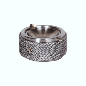 Maritimo Collection Nautical Rope Flip-Top Ashtray - Nautical Luxuries