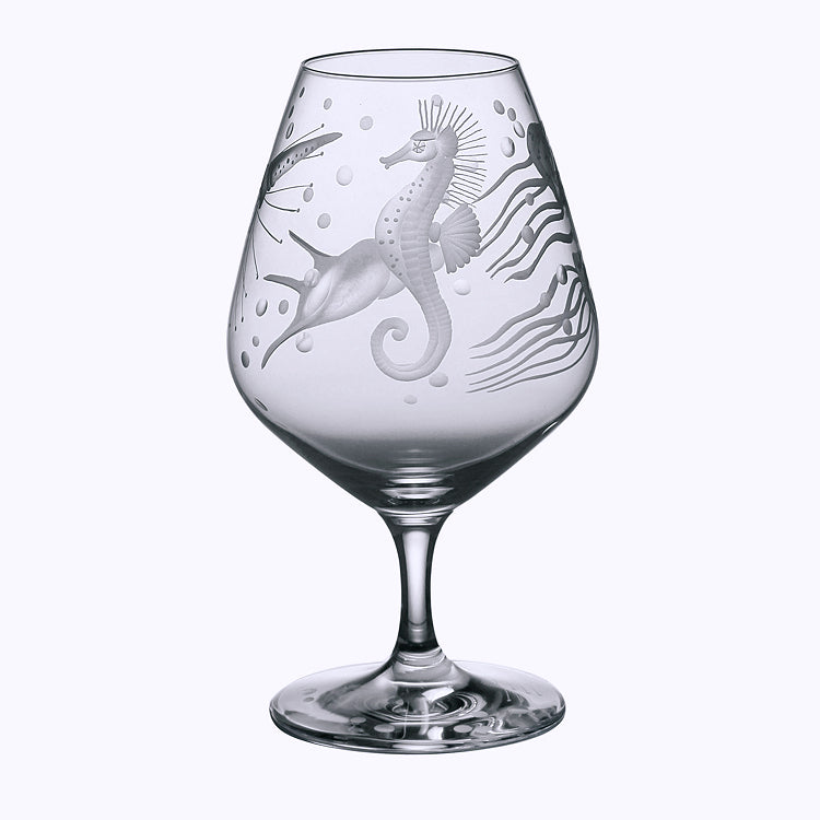 Fruti di Mare Bohemian Hand-Engraved Crystal Collection - Nautical Luxuries