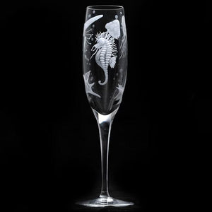 Fruti di Mare Bohemian Hand-Engraved Crystal Collection - Nautical Luxuries