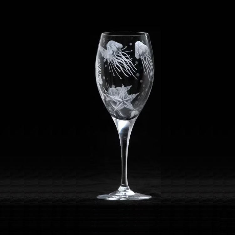 Fruti di Mare Bohemian Hand-Engraved Crystal Collection - Nautical Luxuries