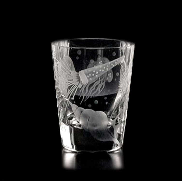 Fruti di Mare Bohemian Hand-Engraved Crystal Collection - Nautical Luxuries