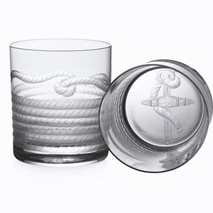 Anchor & Line Bohemian Crystal Barware - Nautical Luxuries