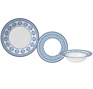 Sea Island Traditions Melamine Dinnerware Set - Nautical Luxuries