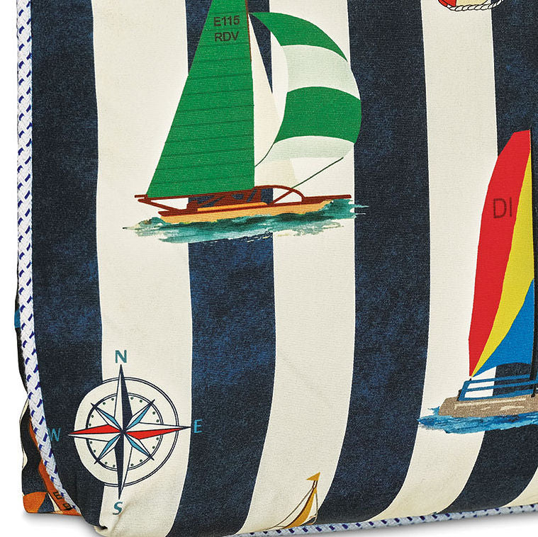 Cabana Nautical Stripes Outdoor Pillows