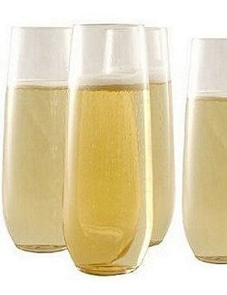 Non-Breakable Connoisseur Stemless Flutes - Nautical Luxuries