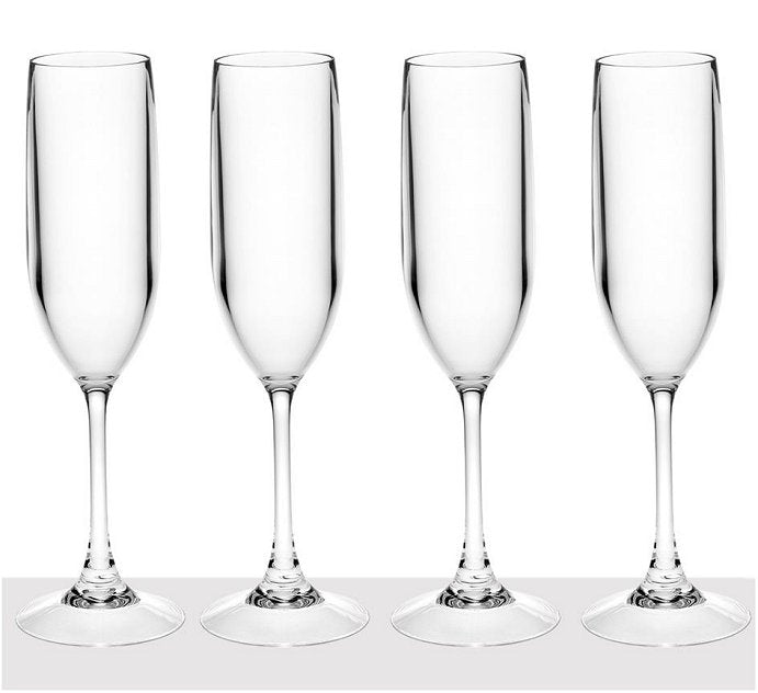 Non-Breakable Connoisseur Champagne Glasses - Nautical Luxuries