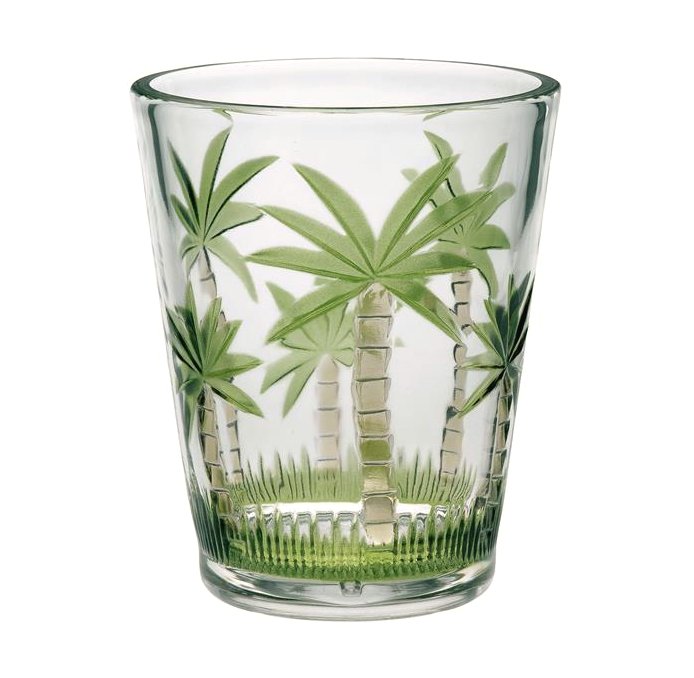 Key West Palm Acrylic Barware Collection - Nautical Luxuries