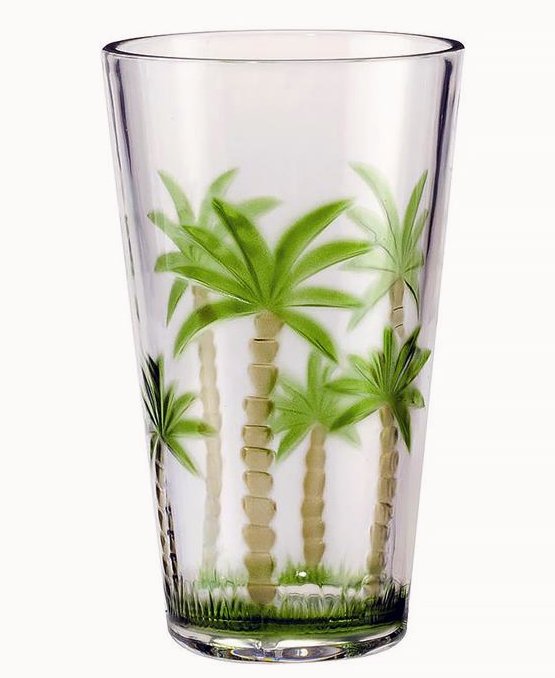 Key West Palm Acrylic Barware Collection - Nautical Luxuries