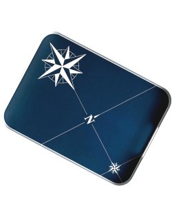 Northern Star Non-Breakable Rectangular Serving Tray - Nautical Luxuries