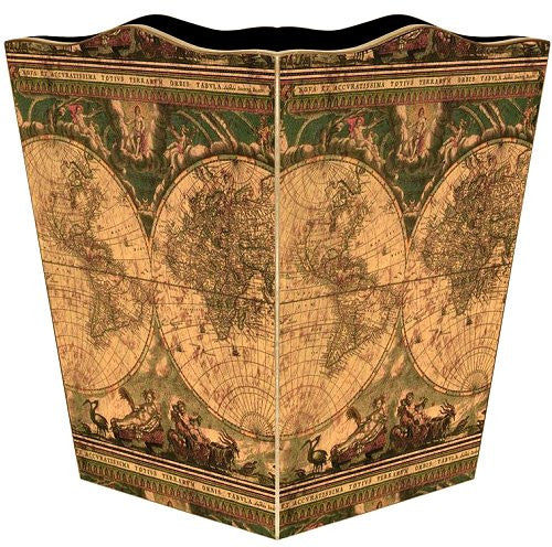 Old World Chart Decoupage Bath Set - Nautical Luxuries