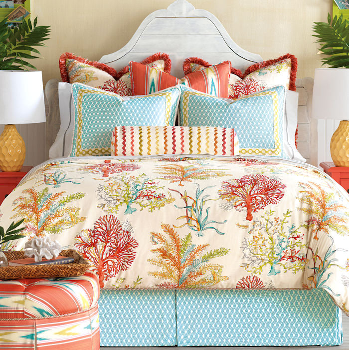 Tropical Turquoise Reef Bedding Collection - Nautical Luxuries