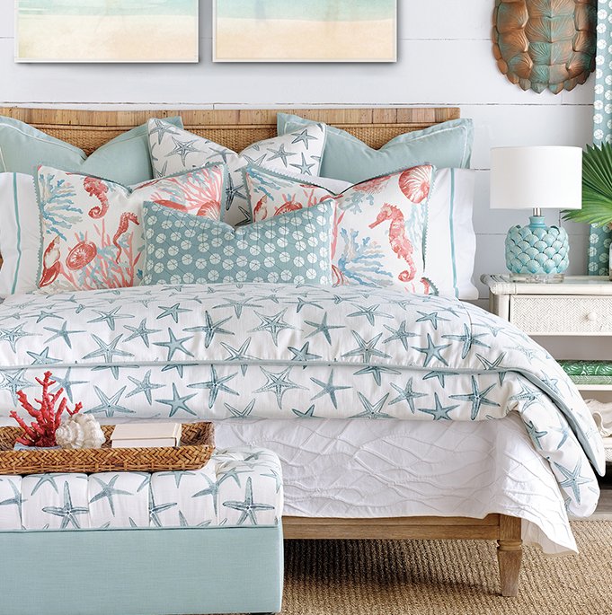 Islands Starfish Luxury Bedding Collection - Nautical Luxuries