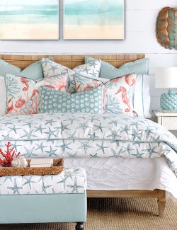 Islands Starfish Luxury Bedding Collection - Nautical Luxuries