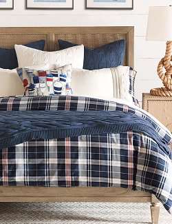 Rustic Nautical Plaid Bedding Collection - Nautical Luxuries