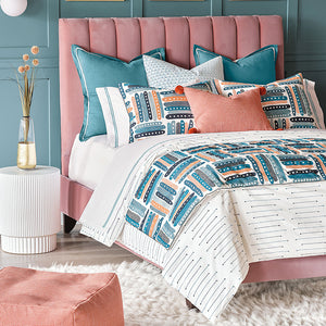 Playa Pastel Luxury Coastal Bedding Set - Nautical Luxuries