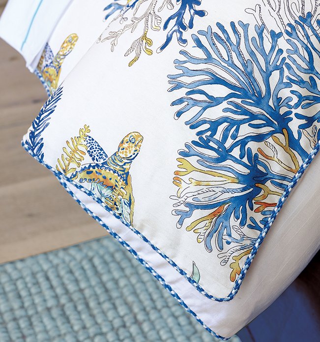 Blue Coral Luxury Bedding Collection - Nautical Luxuries