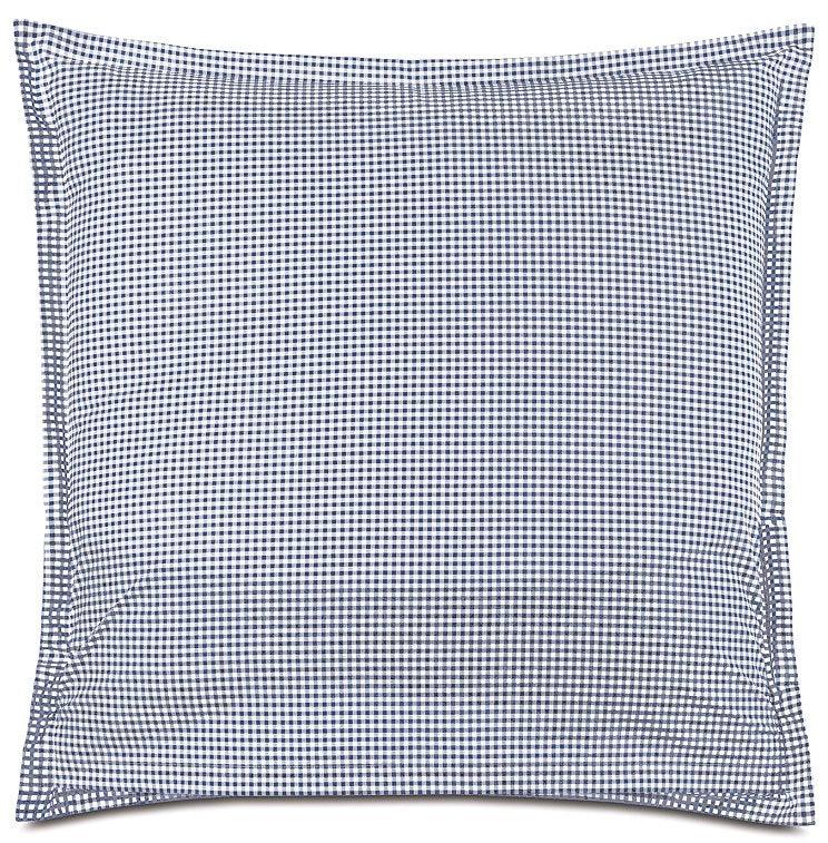 Gingham Charm Luxury Coastal Bedding - Nautical Luxuries