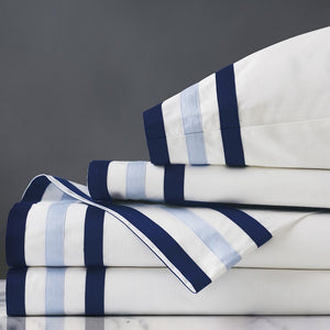 Indigo Ribbon Trim Sheet Set - Nautical Luxuries