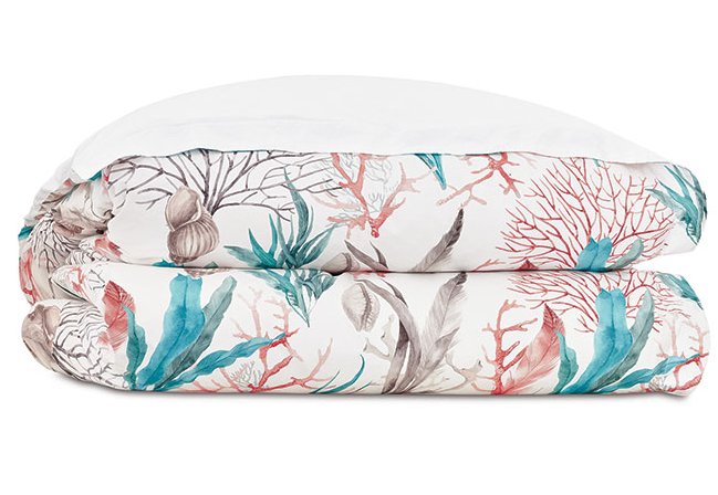 Watercolors Reef Coastal Bedding Collection - Nautical Luxuries