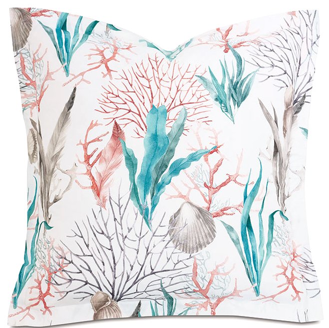 Watercolors Reef Coastal Bedding Set - Nautical Luxuries