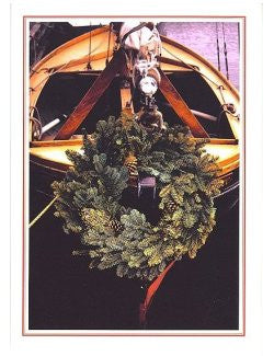 Spree Decked With a Wreath Boxed Holiday Cards - Nautical Luxuries