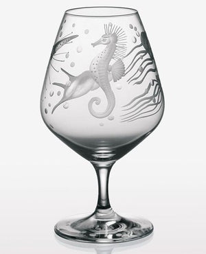 Fruti di Mare Bohemian Hand-Engraved Crystal Collection - Nautical Luxuries