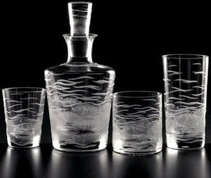 Sardinki Bohemian Hand-Engraved Crystal Collection - Nautical Luxuries