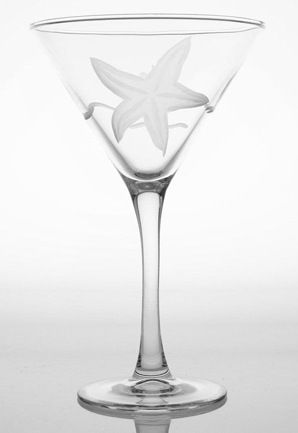 Starfish Garden Coastal Glassware - Nautical Luxuries