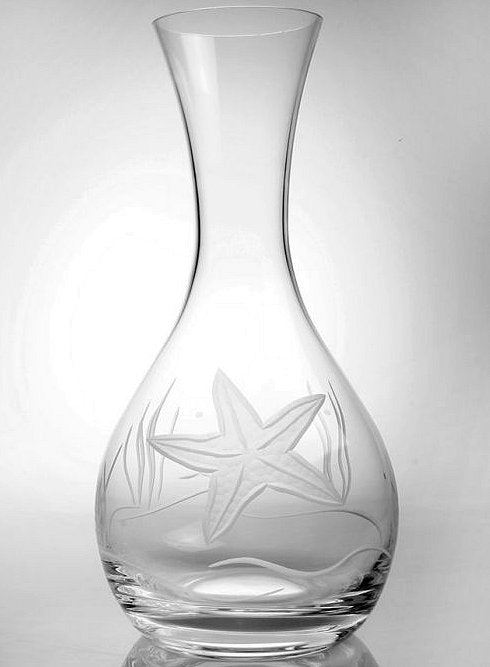 Starfish Garden Coastal Glassware - Nautical Luxuries