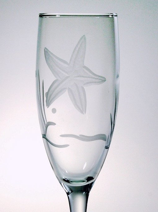 Starfish Garden Coastal Glassware - Nautical Luxuries