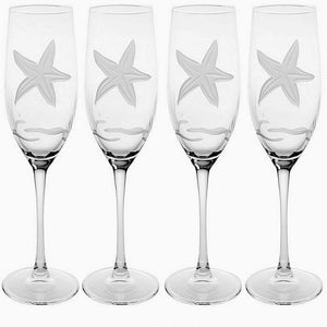 Starfish Garden Coastal Glassware - Nautical Luxuries