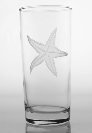 Starfish Garden Coastal Glassware - Nautical Luxuries