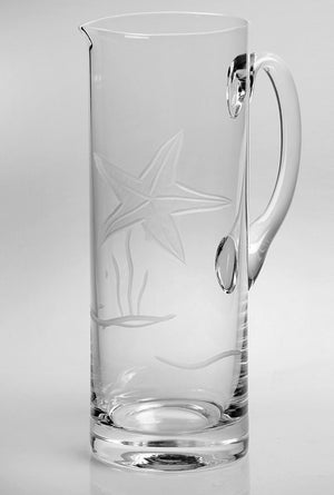 Starfish Garden Coastal Glassware - Nautical Luxuries