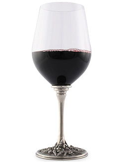 Pewter Seashells Wine Glass Set - Nautical Luxuries