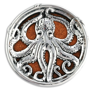 Swirling Tentacles Stacking Coaster Set - Nautical Luxuries