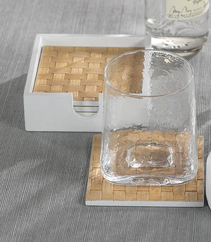 Tropics Weave Coaster Set - Nautical Luxuries